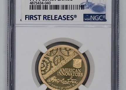 2018 S 1 Dollar American Innovation First Releases- PF 70 UC | NGC Graded Coin