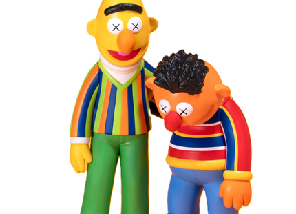 Bert & Ernie Art Toy by Sesame Street x Kaws- Brian Donnelly