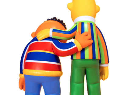 Bert & Ernie Art Toy by Sesame Street x Kaws- Brian Donnelly