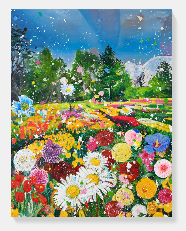 Selflessness H14-7 The Secret Gardens Aluminum Giclee by Damien Hirst