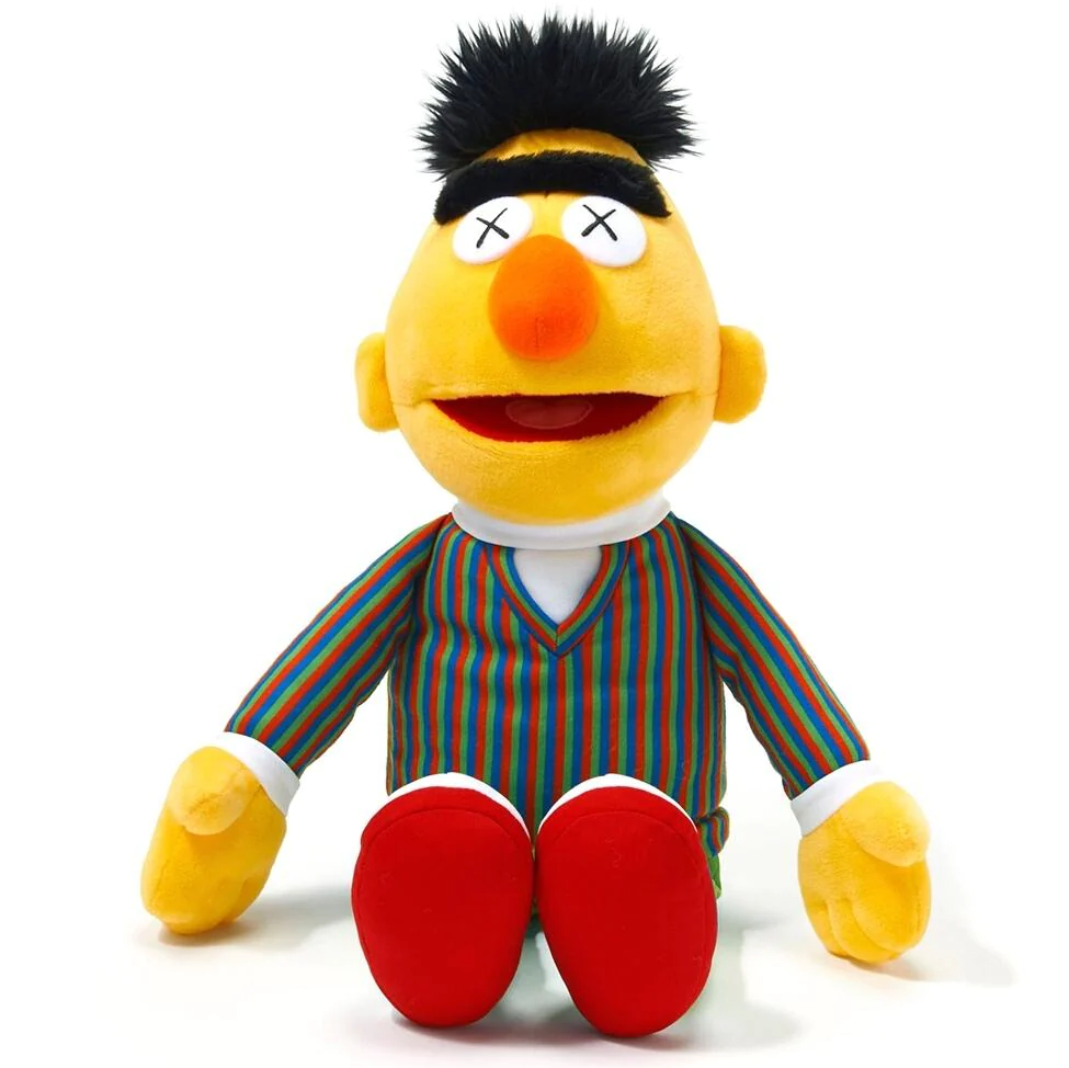 Kaws Sesame Street Uniqlo Plush Toy Complete Box Set Multi