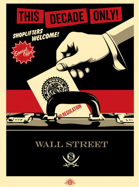 Shoplifters Welcome Large Format Silkscreen Print by Shepard Fairey x Jamie Reid