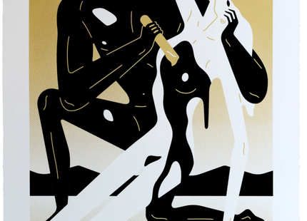 Speak To Me Light Silkscreen Print by Cleon Peterson