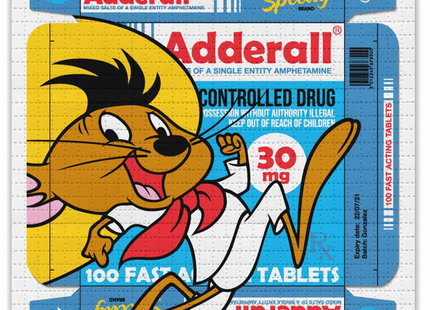 Speedy On Adderall Blotter Paper Archival Print by Ben Frost