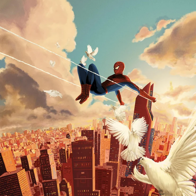 Spider Man Sunrise AP Giclee Print by Raid71