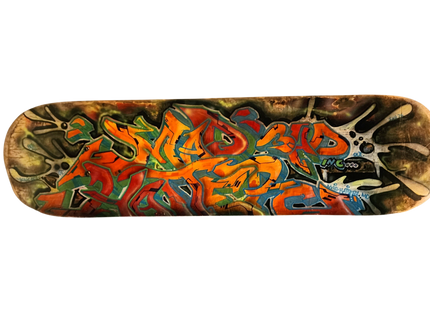 Splash Untitled Graffiti Deck Painting by Sonic Bad x MadHaterz Bad Crew