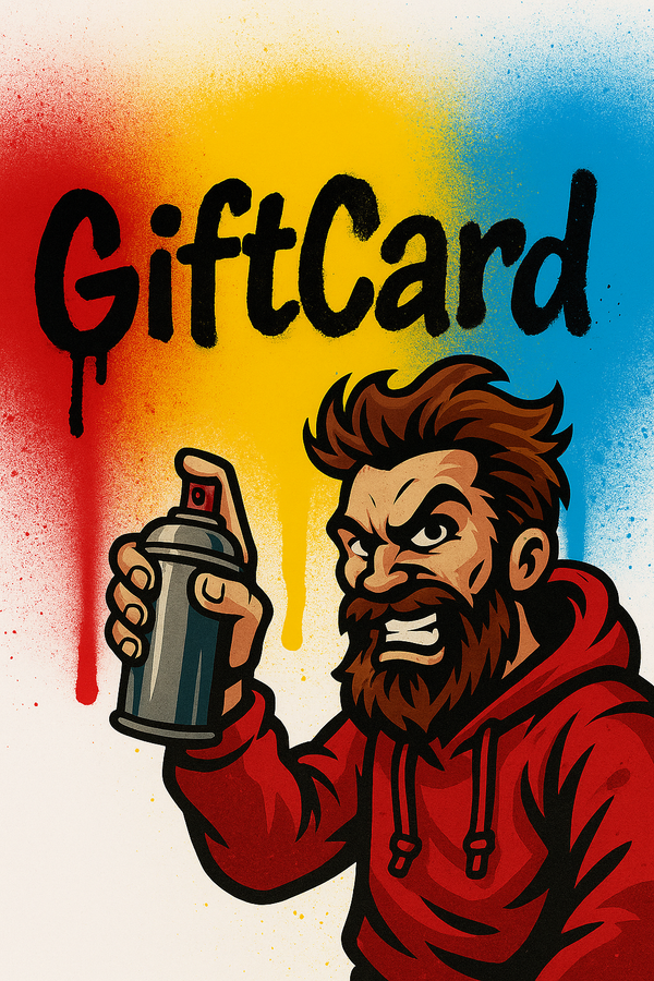 Gift Cards For Graffiti Street Pop Art Enthusiasts