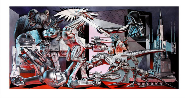 Star Wars Guernica Archival Print by Ron English