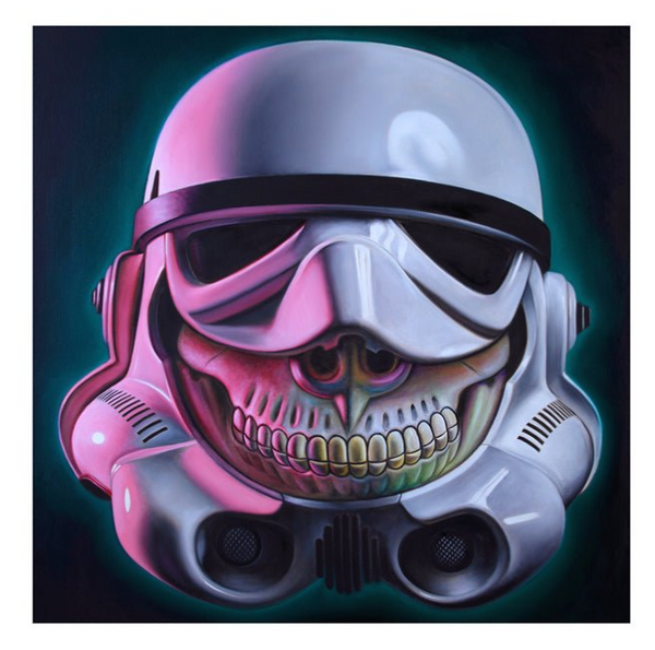 Stormtrooper Grin PP Archival Print by Ron English- POPaganda
