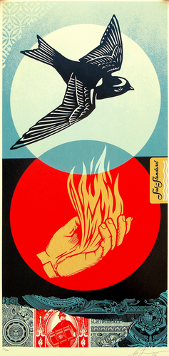 Obey Shepard Fairey ボブマーリー シルクスクリーン Shepard Fairey Obey Shepard Fairey ボブマーリー シルクスクリーン Shepard Fairey