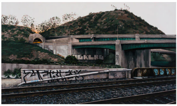 Sunset On The 5 And The 110 PP Archival Print by Stephanie Buer