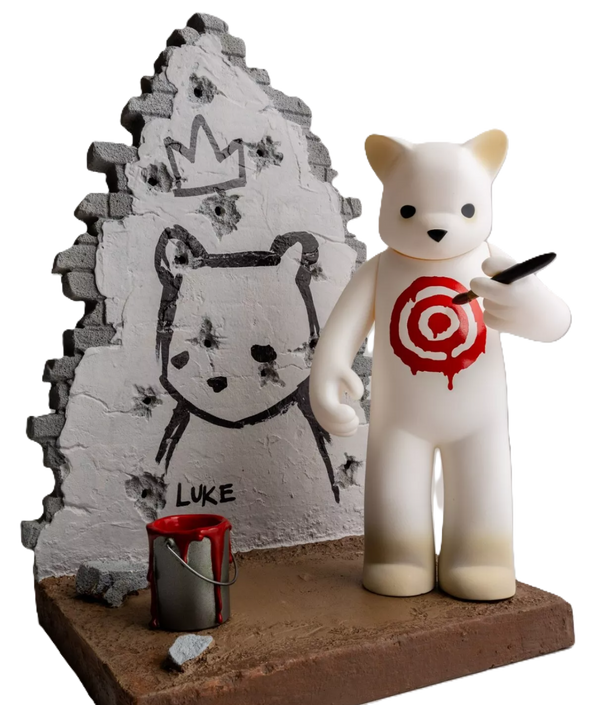 Figurine Target Red King 2 HPM SDCC 12 en vinyle, œuvre de Luke Chueh