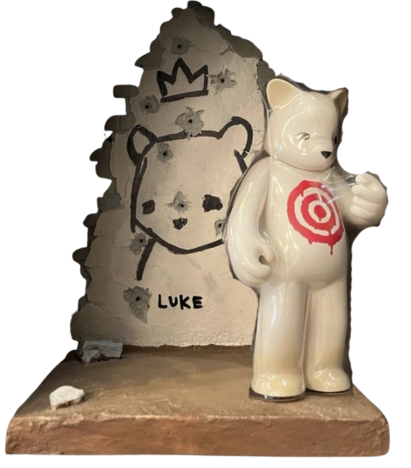 Figurine en vinyle Target Red King HPM SDCC 12 par Luke Chueh