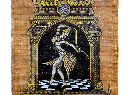 Temple Dancer Collectors Edition HPM Hand Embellished Silkscreen by Marwan Shahin