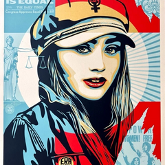 The Future Is Equal AP Silkscreen Print by Shepard Fairey- OBEY