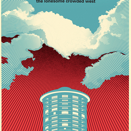 The Lonesome Crowded West Tower Modest Mouse Print by Shepard Fairey- OBEY