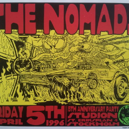 The Nomads 15th Anniversary Party 1996 Silkscreen Print by Frank Kozik