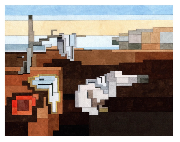 The Persistence of Memory Archival Print by Adam Lister