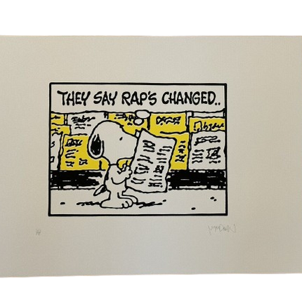 They Say Raps Changed Dr Dre Snoop Dog AP Silkscreen Print by Mark Drew