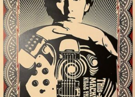 This Machine Kills Fascists AP Silkscreen Print by Shepard Fairey- OBEY