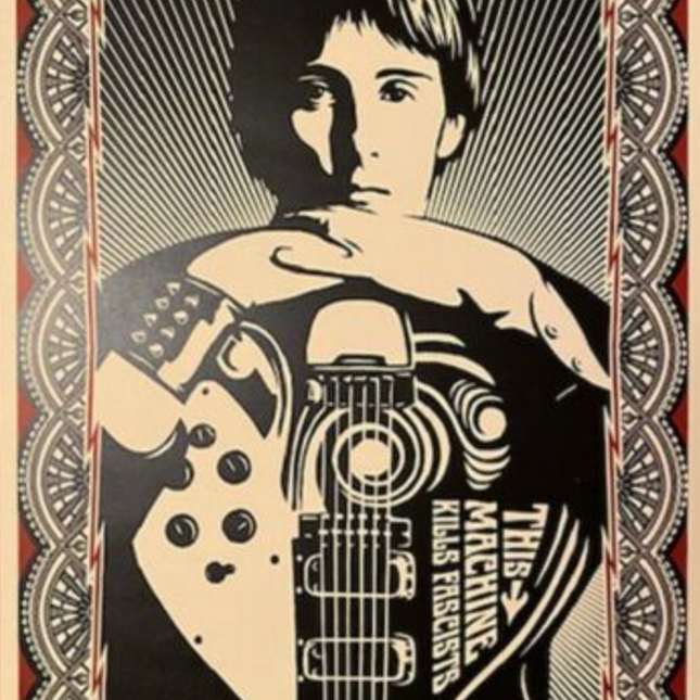 This Machine Kills Fascists AP Silkscreen Print by Shepard Fairey- OBEY