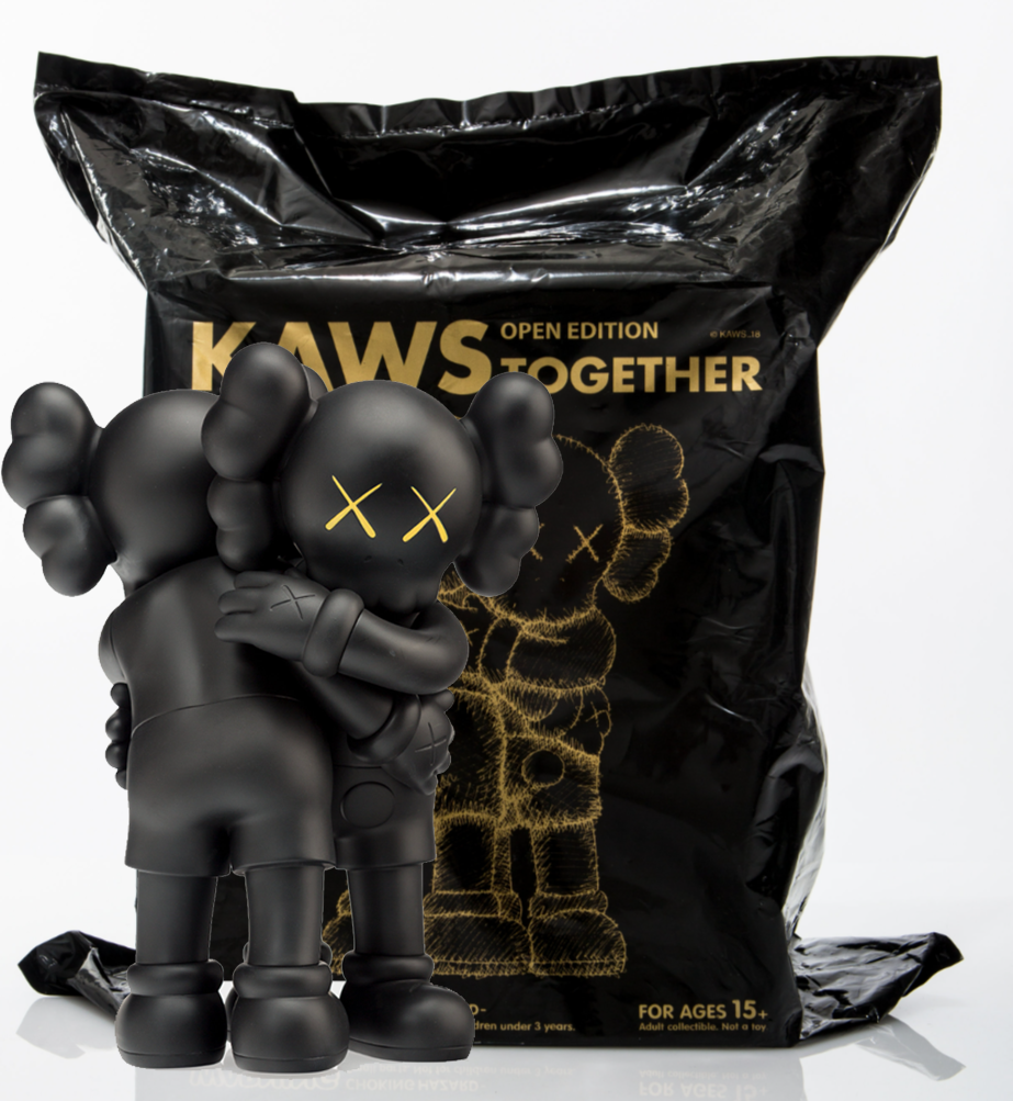 Together Black Companion Art Toy by Kaws- Brian Donnelly Together Black Companion Art Toy by Kaws- Brian Donnelly