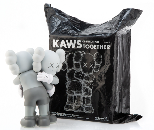 Together Grey Companion Art Toy by Kaws- Brian Donnelly
