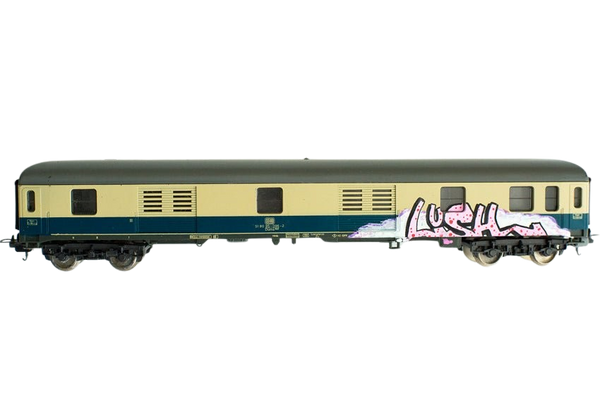 Train 6 HO Graffiti Train Art Toy Sculpture by LushSux