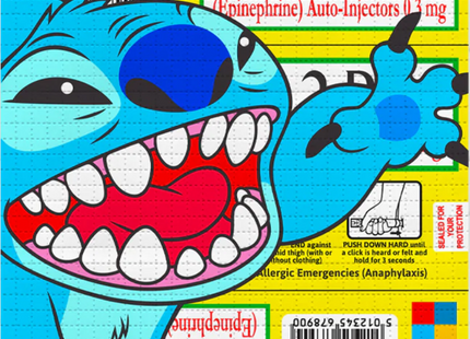 Trip A Stitch In Time EpiPen Blotter Paper Archival Print by Ben Frost