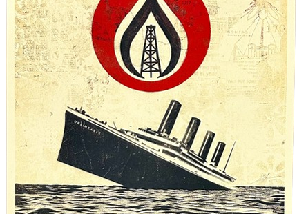 Unsinkable Consumption AP Silkscreen Print by Shepard Fairey- OBEY