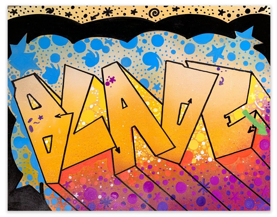 Untitled Graffiti Original Spray Paint Marker Painting by BLADE- Steve ...