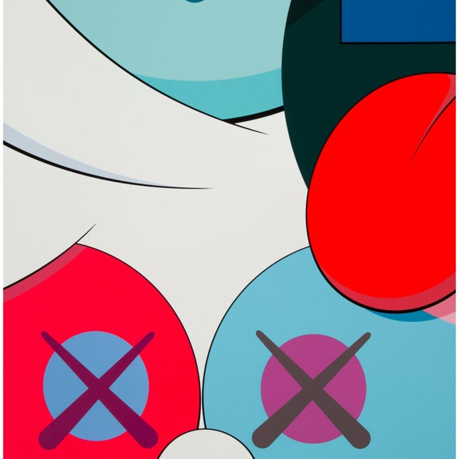 Untitled from Blame Game #3 Upside Down Face Silkscreen Print by Kaws- Brian Donnelly