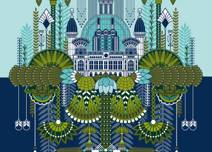 Versus/Temple of Nature Silkscreen Print by Koralie Carmen Flores