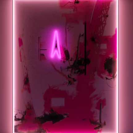 Violent Treasure Neon Acrylic LED Giclee Print by Futura 2000- Leonard McGurr