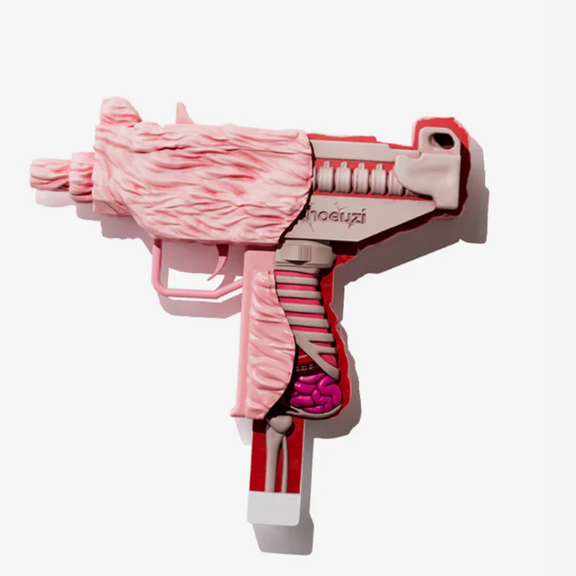 WANF Flayed Pink 100% Gun Art Sculpture by J-LDN aka Jack London