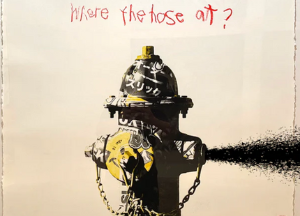 Where The Hose M30 Hand Embellished HPM Giclee Print by OG Slick