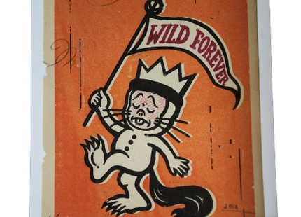 Wild Forever Orange AP Giclee Print by Gary Taxali