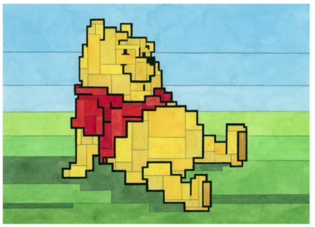 Winnie the Pooh Archival Print by Adam Lister