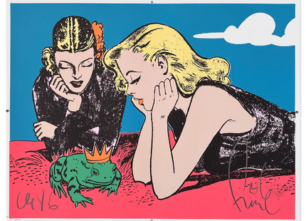 Wishing On You I Found Love B-Side Silkscreen Print by Faile