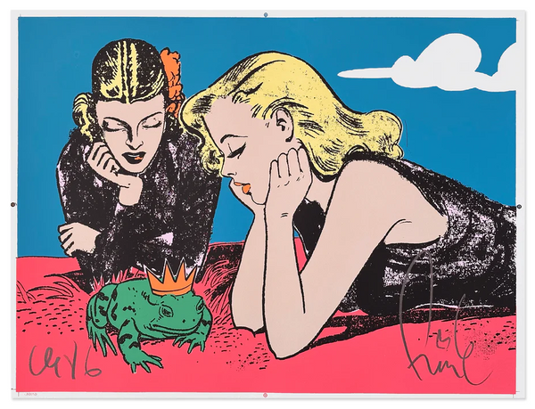 « Wishing On You I Found Love » (face B) Sérigraphie de Faile