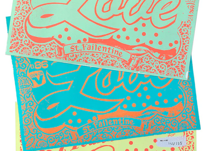 Wishing On You I Found Love B-Side Silkscreen Print by Faile