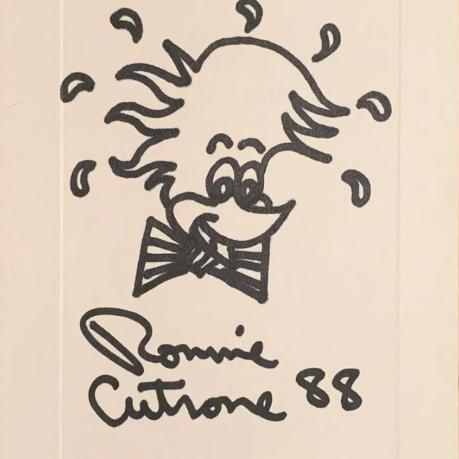 Woody Original Marker Drawing by Ronnie Cutrone