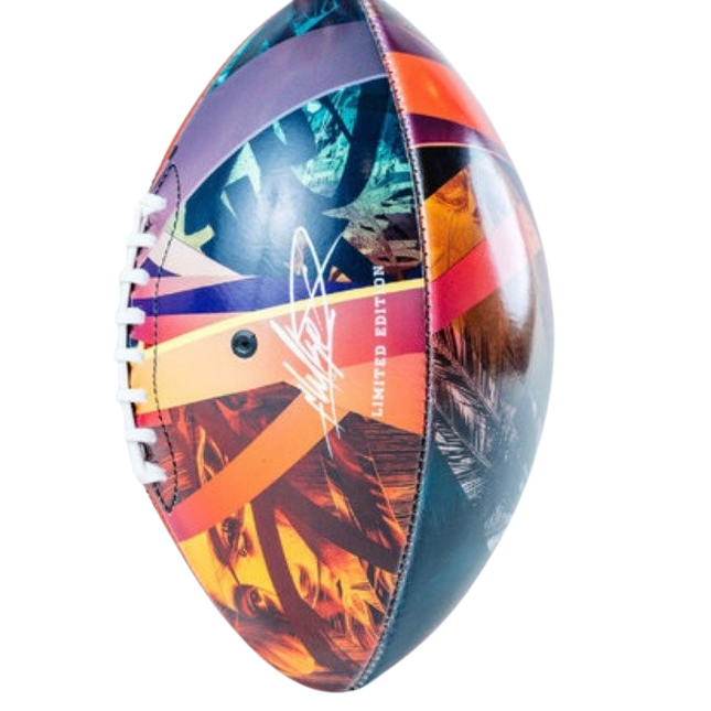 Wynwood x Wilson SBLIV Football Sports Ball Art Object by Fluke