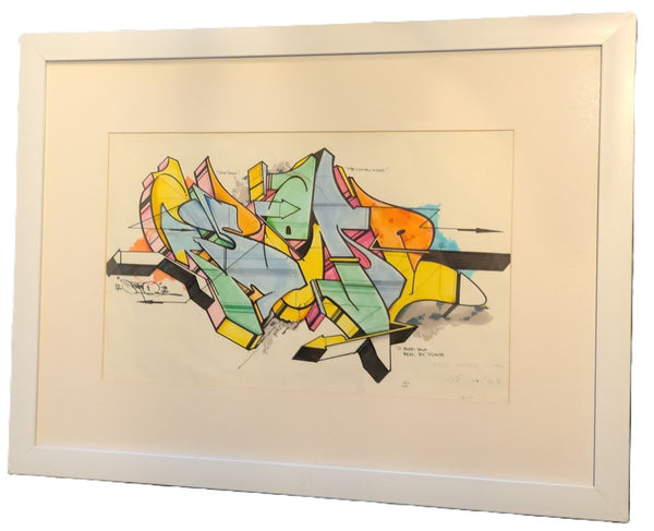 Dessin de graffiti original sans titre Blackbook par Sen2