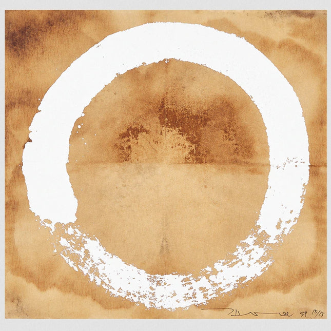 Coffee Zen Enso White SP Silkscreen Print by Takashi Murakami TM/KK