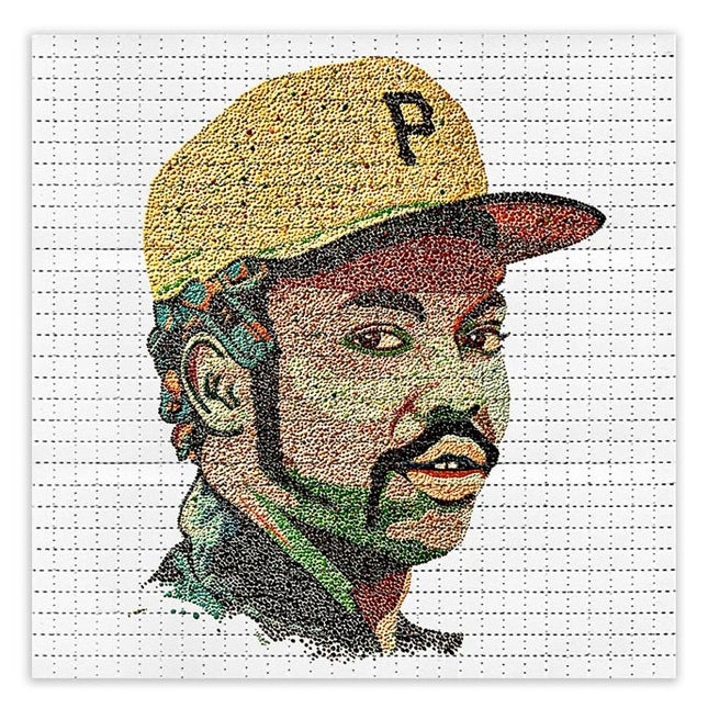 DockLSD No Hitter Resting Face Blotter Paper Archival Print by Pat Riot