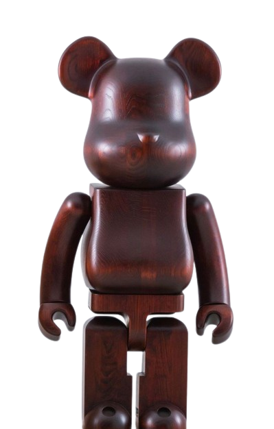 Rosewood Paint Bearbrick 1000% Be@rbrick by Medicom Toy x Karimoku