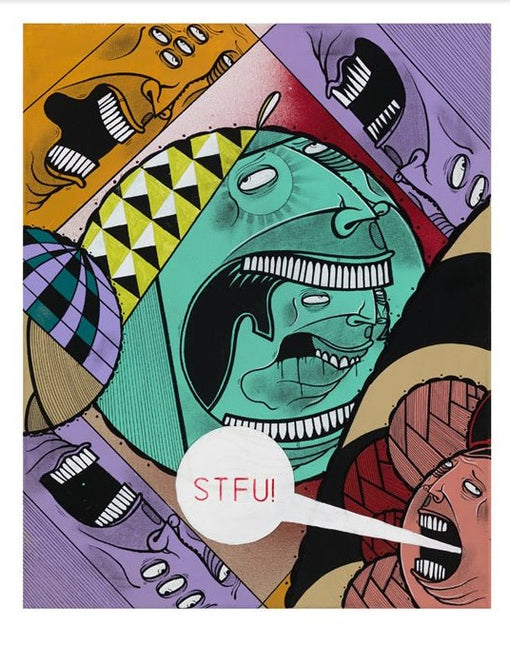 Loud Mouth Soup 1 Archival Print by Nekoes