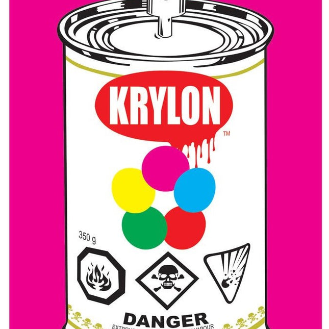 Pop Can Pink PP Silkscreen Print by Denial- Daniel Bombardier