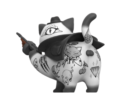 SyndiCats Purrface Art Toy by Mighty Jaxx